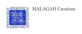 Malagah Creations™徽标的图像。