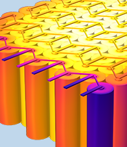 电池电池模型特写视图特写，其中其中其中其中其中颜色表颜色表