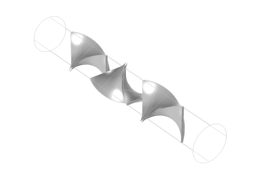 图像显示层流混合器模型的几何。。