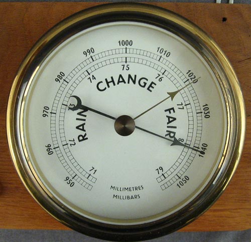 气压计，用用测量压力。