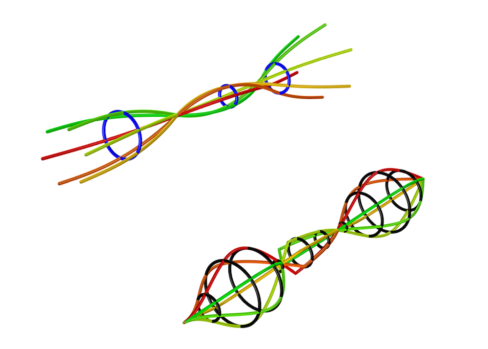 ‘转子转子'中模块的回旋图。示例