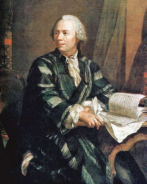 莱昂哈德·欧拉（Leonhard Euler）的画。