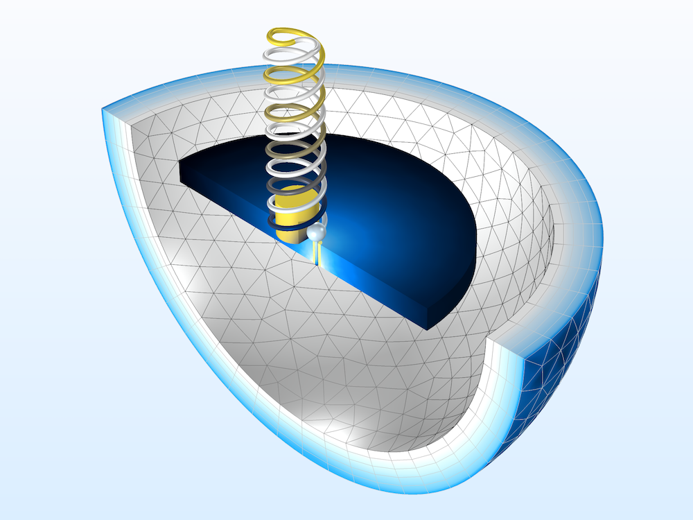 ''rf模块’模拟模拟臂螺旋天线的几。。