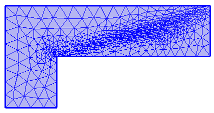 图像展示了自由三角网格操作。