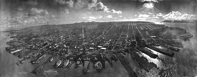 1906年年地震的旧金山。。