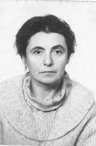 Olga Ladyzhenskaya的黑白照片。